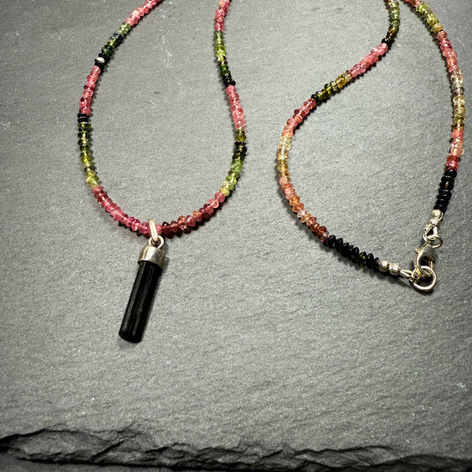 Tourmaline Necklace and Pendant