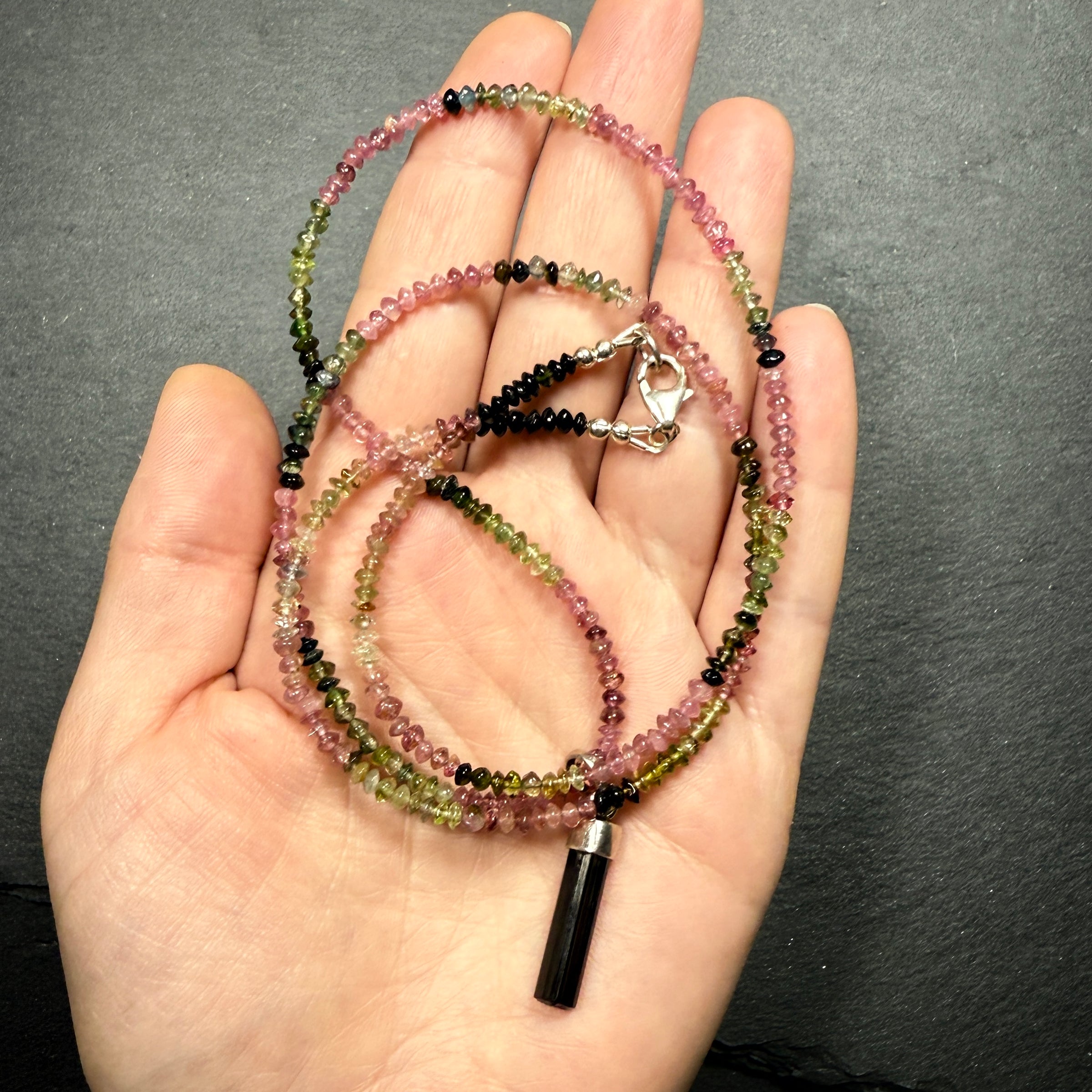 Tourmaline Necklace and Pendant