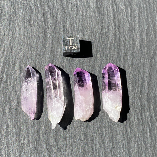 Amethyst Crystals from Vera Cruz - set of 4