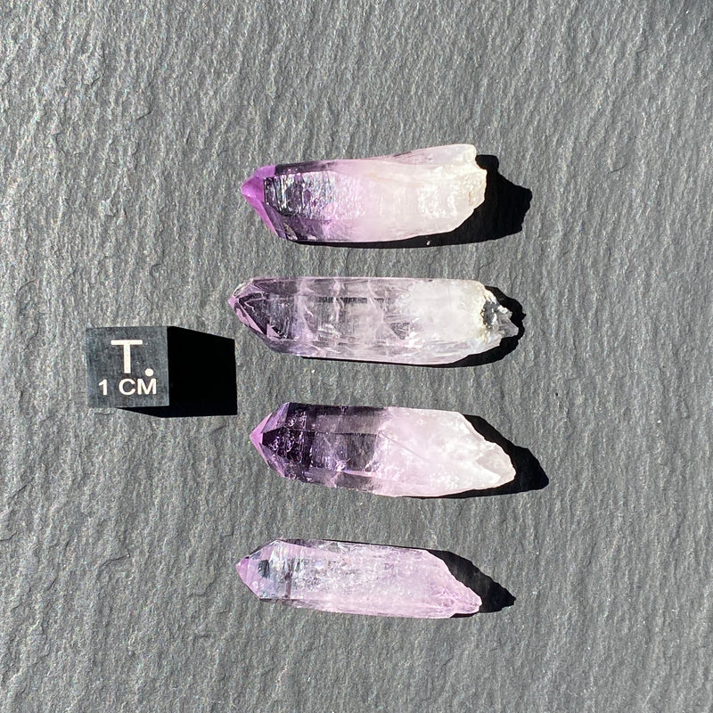 Amethyst Crystals from Vera Cruz - set of 4