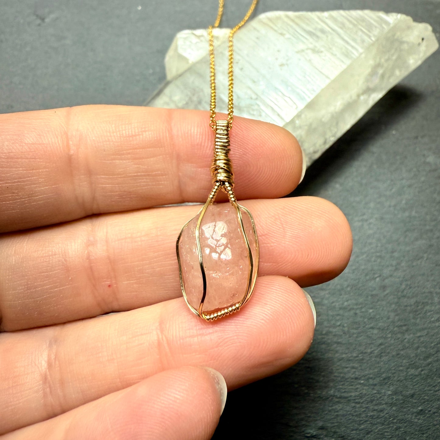 Morganite Pendant