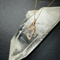 Danburite Crystal Pendant