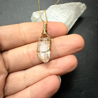 Danburite Crystal Pendant