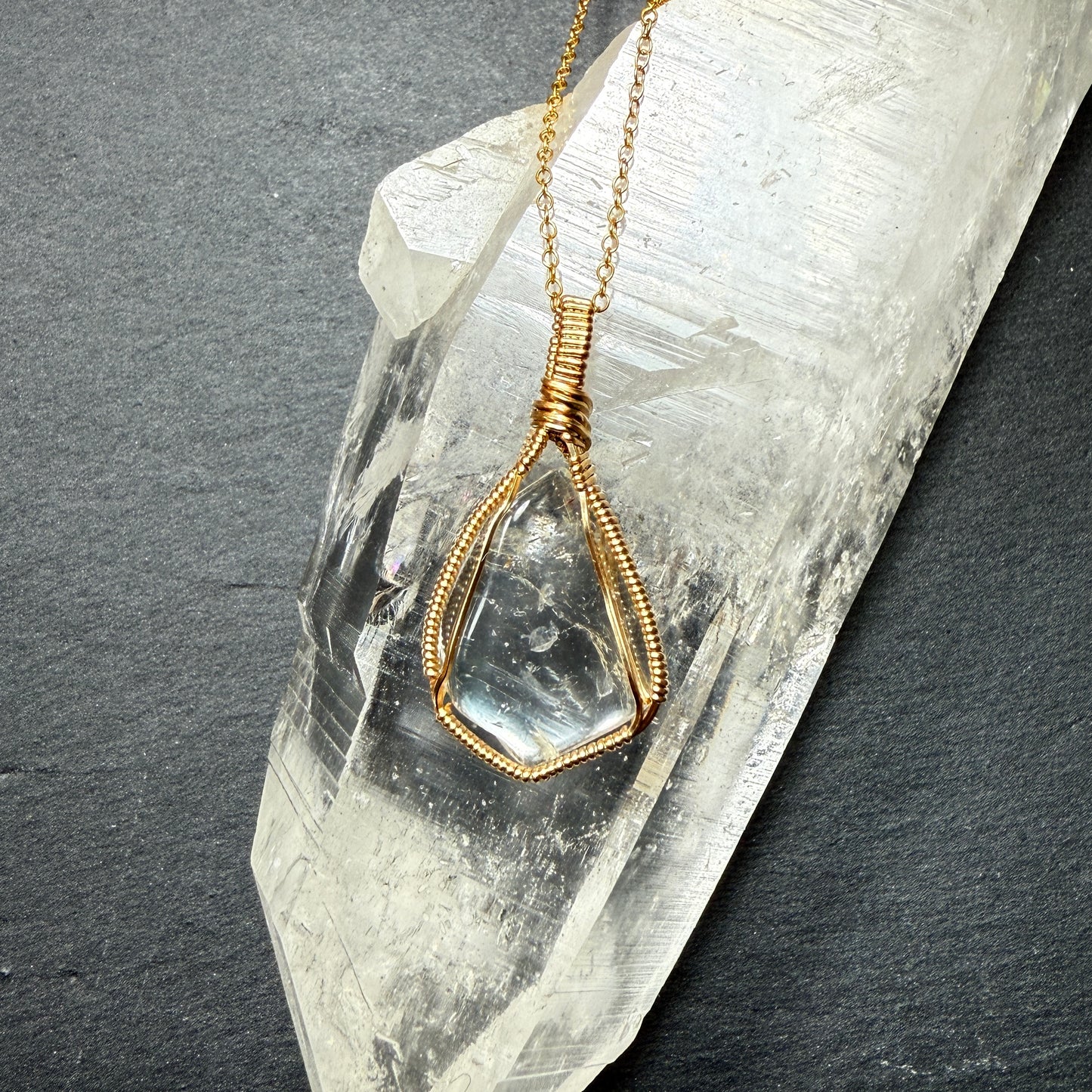 "Seer Stone" Topaz Pendant