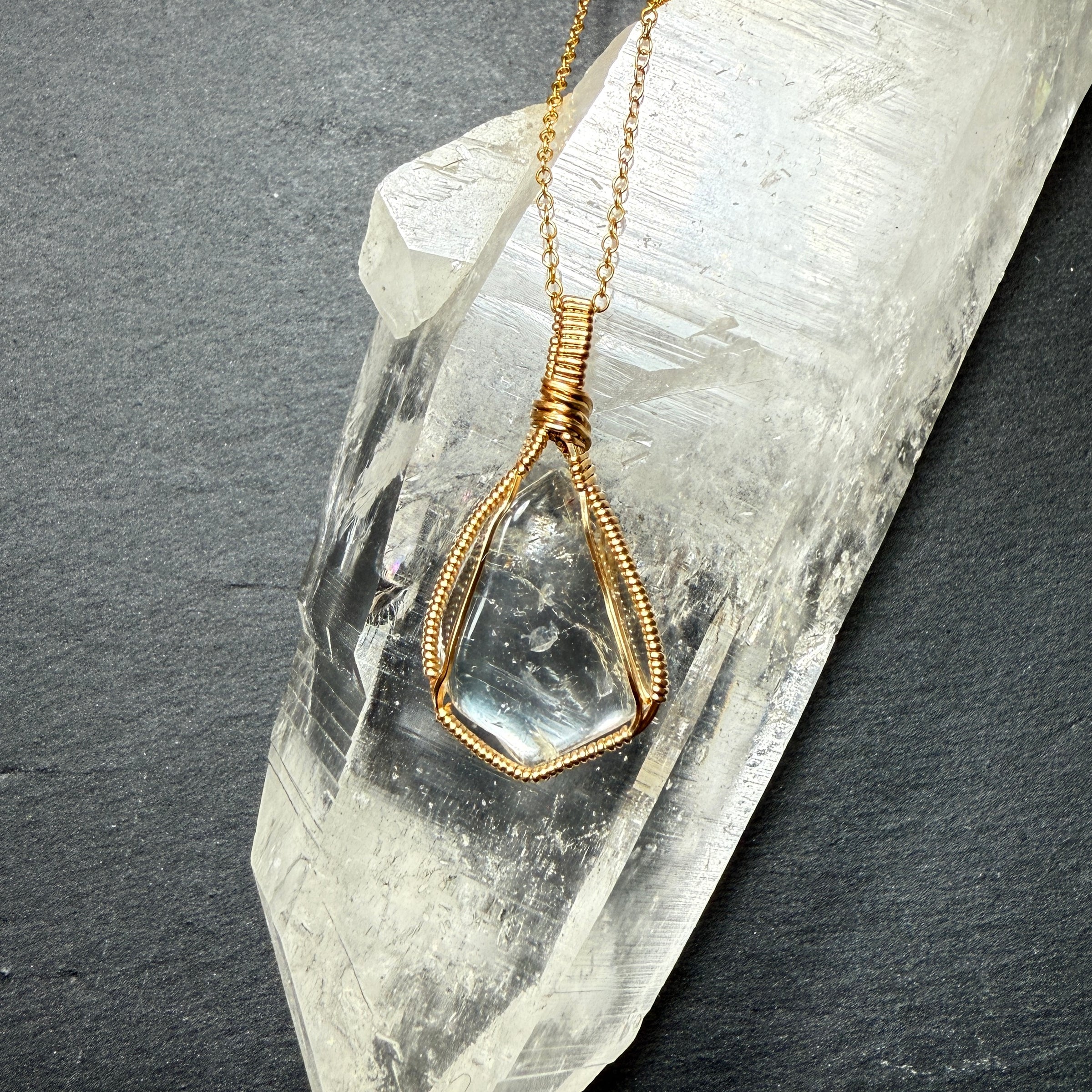 "Seer Stone" Topaz Pendant