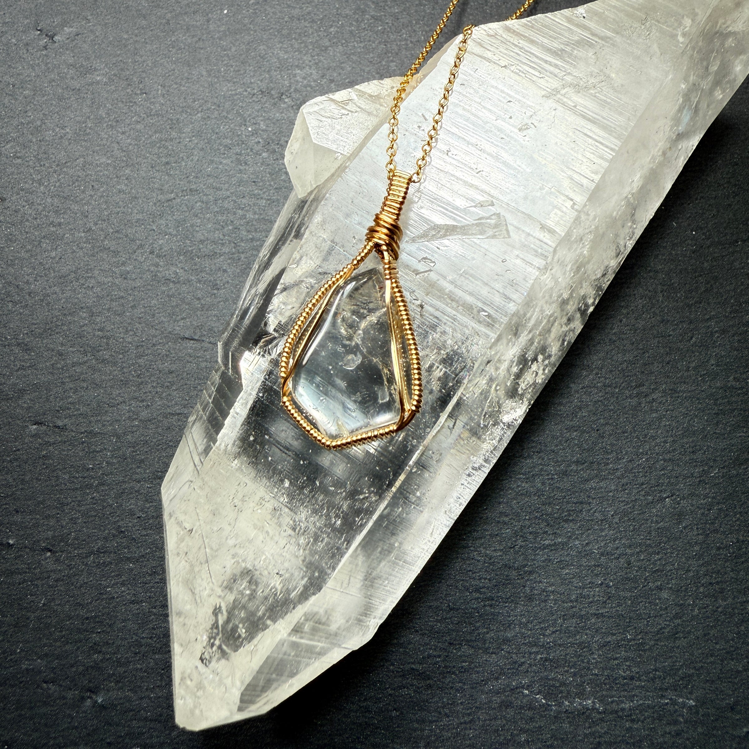 "Seer Stone" Topaz Pendant