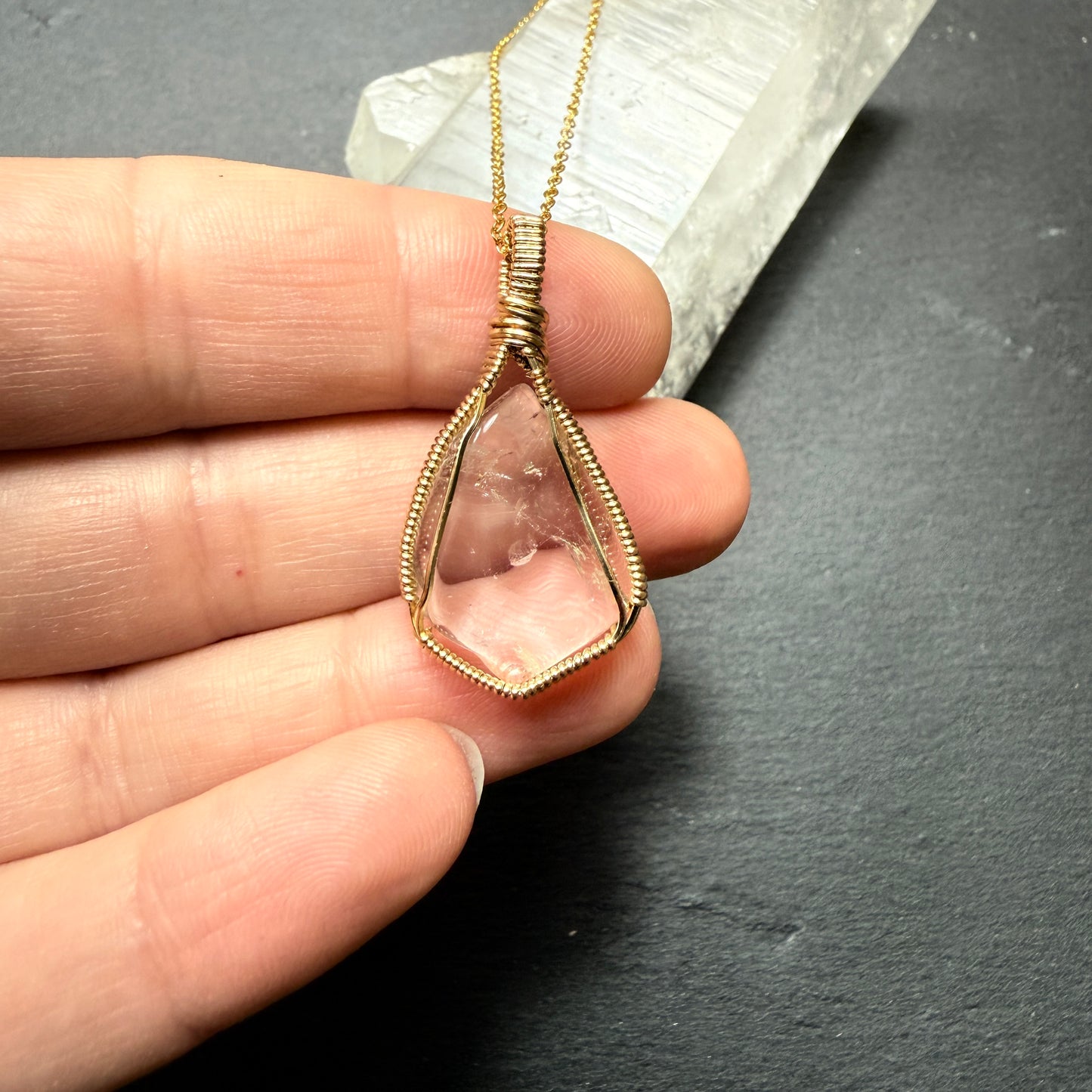 "Seer Stone" Topaz Pendant