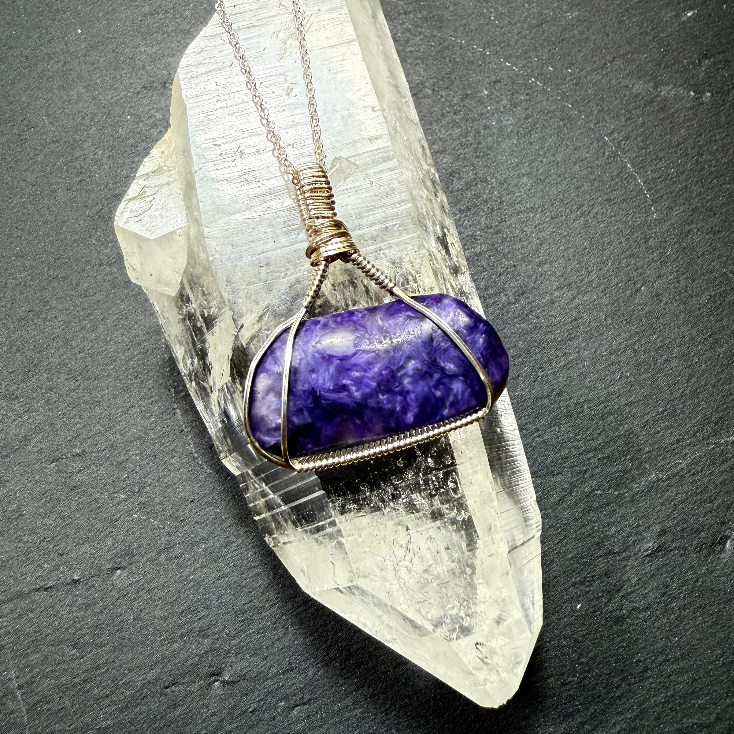 Charoite Pendant