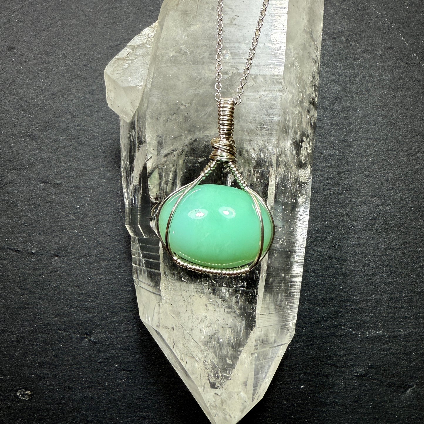 Chrysoprase Pendant