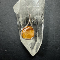 Golden Healer Quartz Crystal Pendant