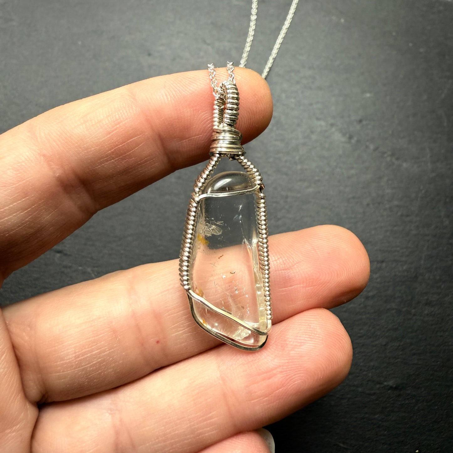"Seer Stone" Topaz Pendant