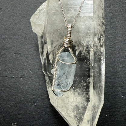 Celestite Crystal Pendant