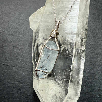 Celestite Crystal Pendant
