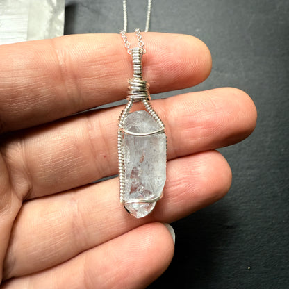 Celestite Crystal Pendant