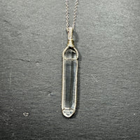 Lemurian Quartz Crystal Pendant