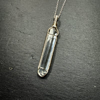 Lemurian Quartz Crystal Pendant
