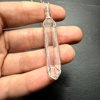 Lemurian Quartz Crystal Pendant