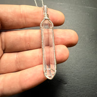 Lemurian Quartz Crystal Pendant
