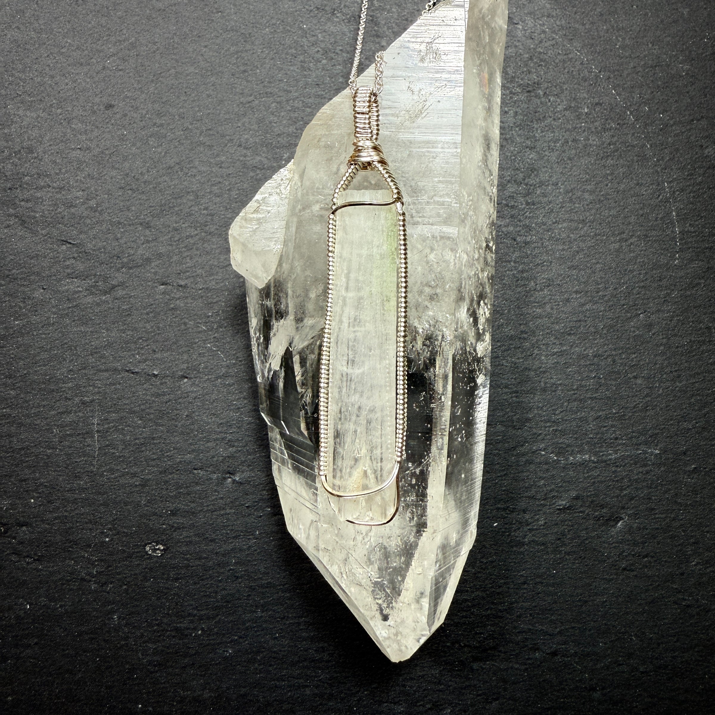 Scolecite Crystal Pendant