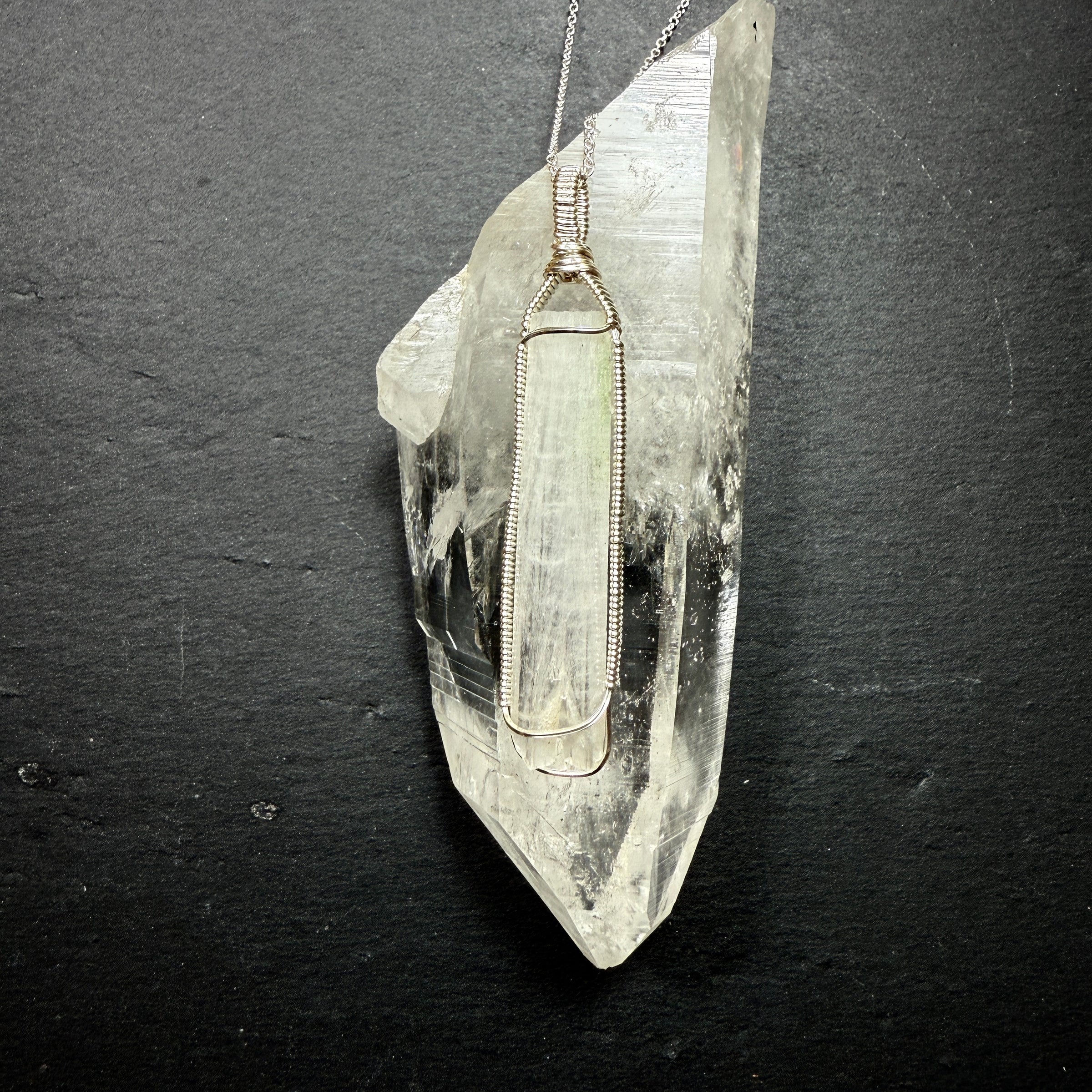 Scolecite Crystal Pendant