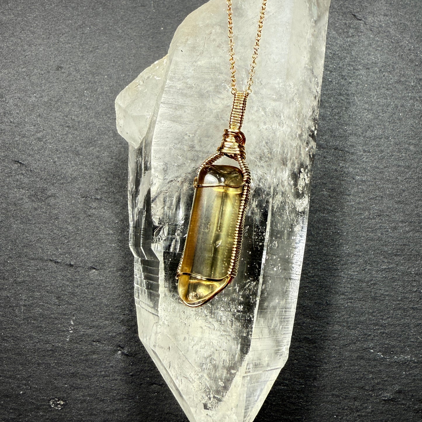 Natural Citrine Pendant