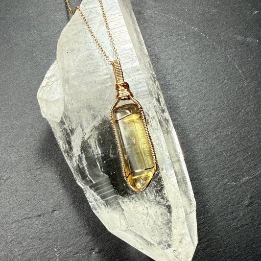 Natural Citrine Pendant