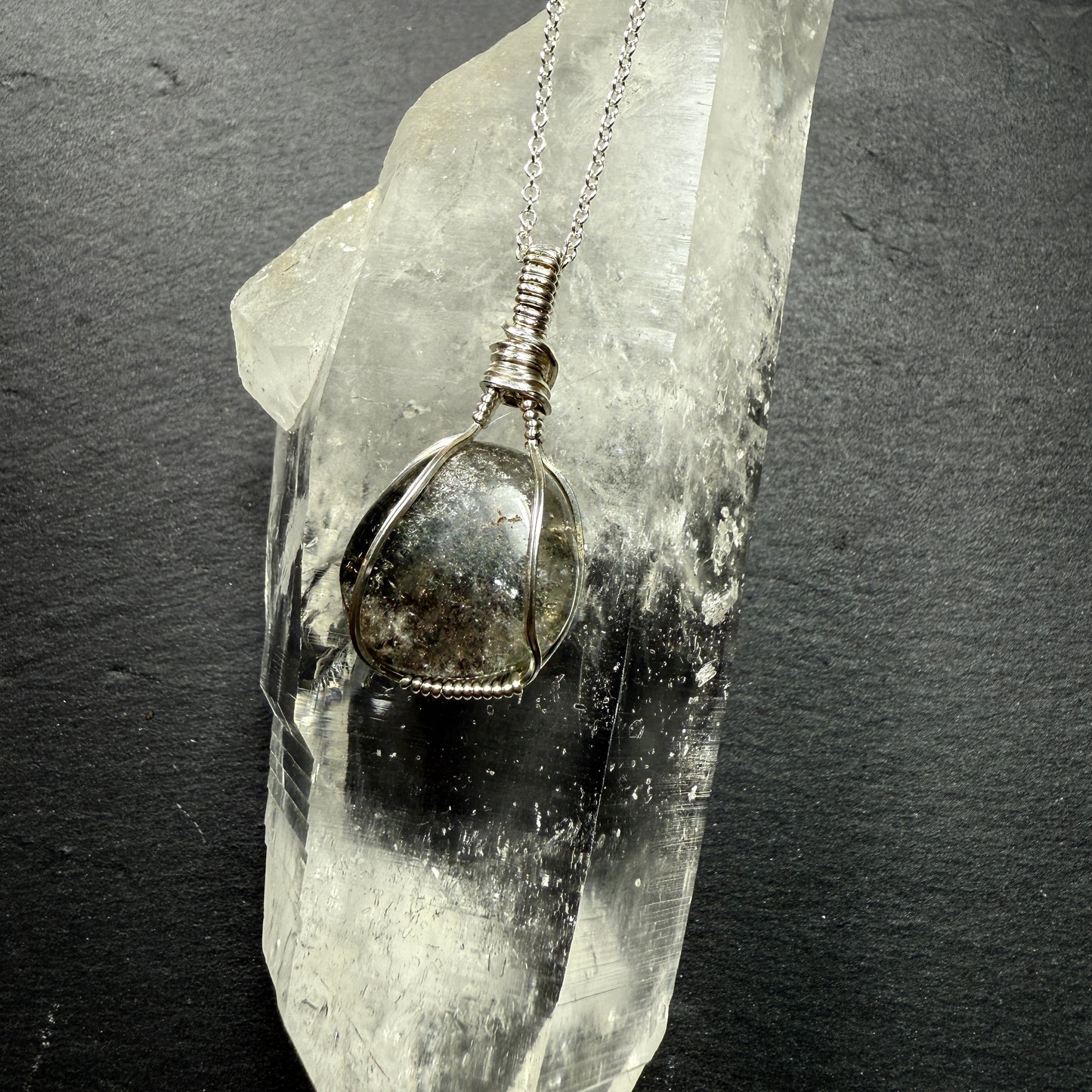 Garden Quartz / Lodalite Quartz Pendant