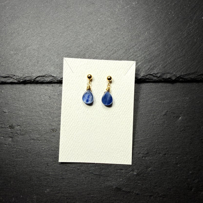 Blue Kyanite 14k Gold Filled Earrings