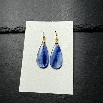 Blue Kyanite 14k Gold Filled Earrings