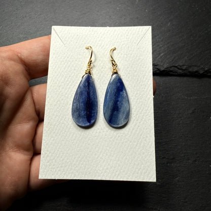 Blue Kyanite 14k Gold Filled Earrings
