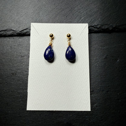 Lapis Lazuli 14k Gold Filled Earrings