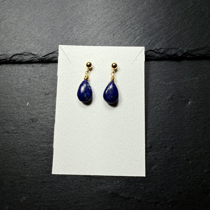 Lapis Lazuli 14k Gold Filled Earrings