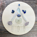 Forest Crystal Actinolite Phantom Quartz Pendant
