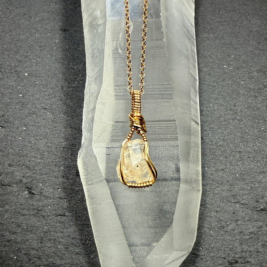 Phenakite Crystal Pendant