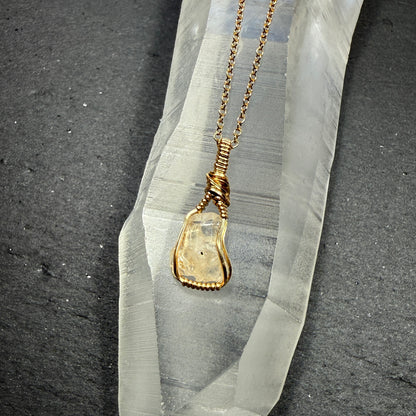 Phenakite Crystal Pendant