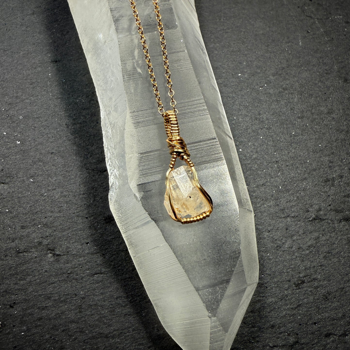 Phenakite Crystal Pendant