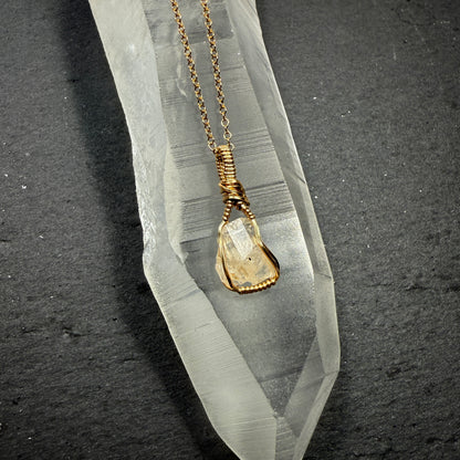Phenakite Crystal Pendant
