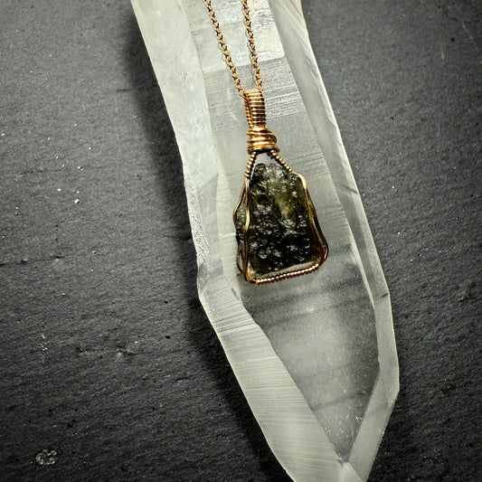 Moldavite Pendant