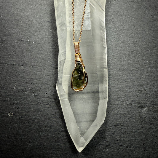 Moldavite Pendant