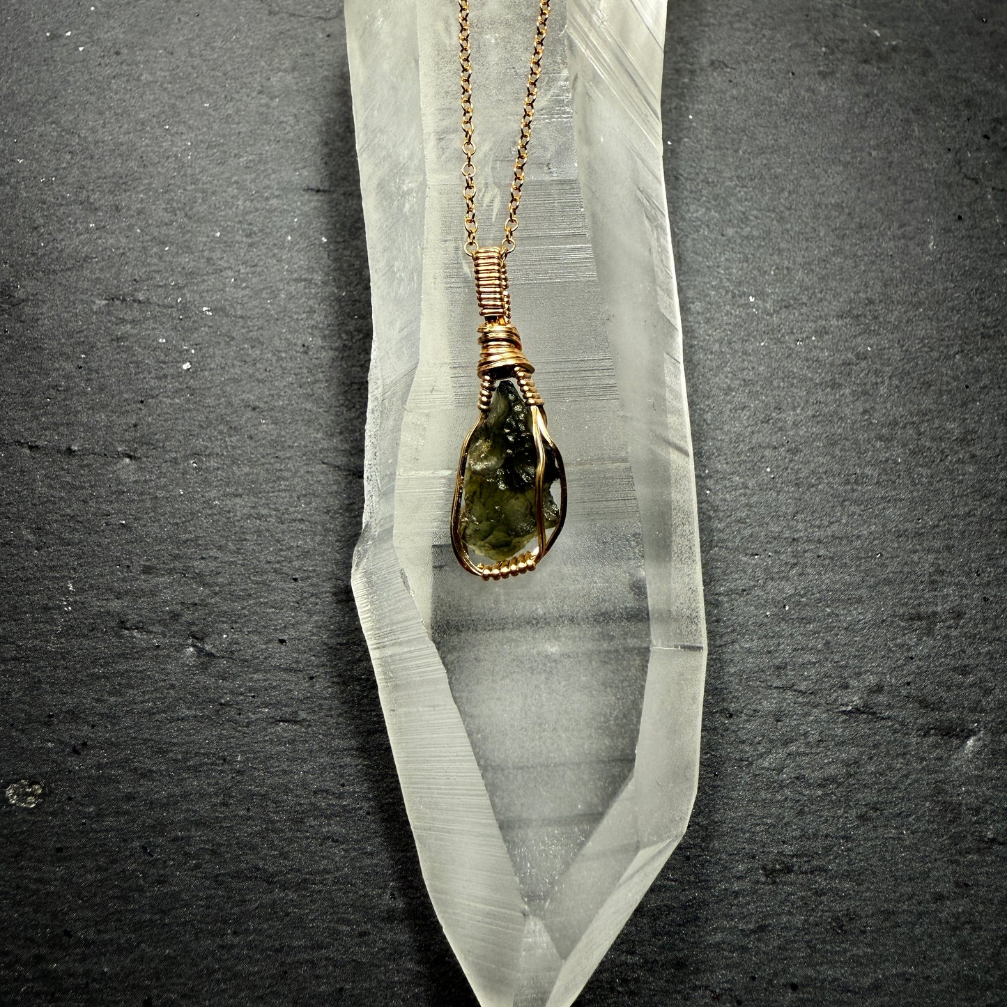 Moldavite Pendant