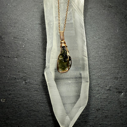 Moldavite Pendant