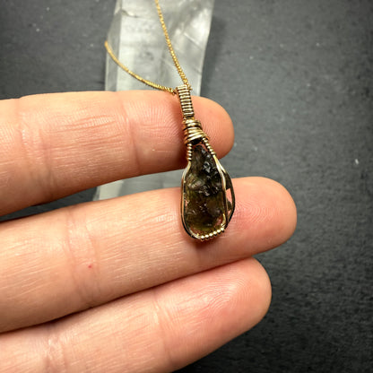 Moldavite Pendant