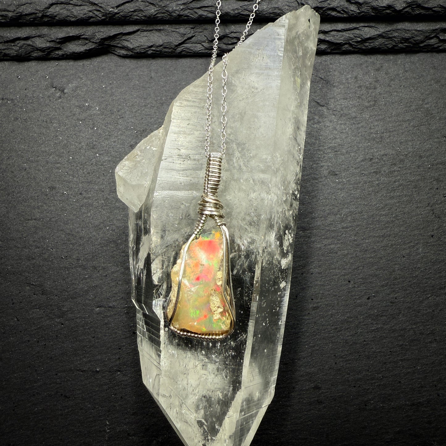 Opal Pendant - Natural Ethiopian Opal