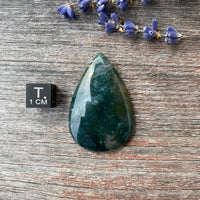 Moss Agate Cabochon - 25