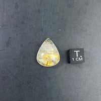 Rutilated Quartz Cabochon - 48