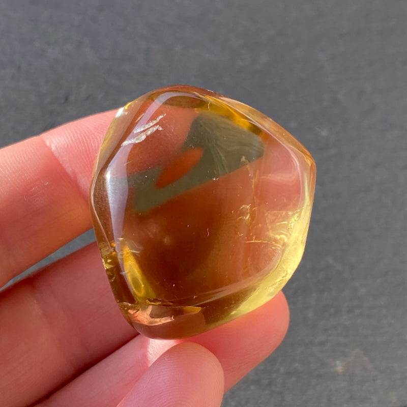 Citrine Natural Large Tumble Stone - 5