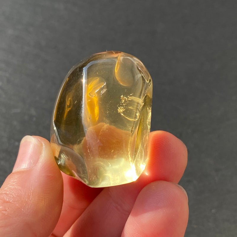 Citrine Natural Large Tumble Stone - 10