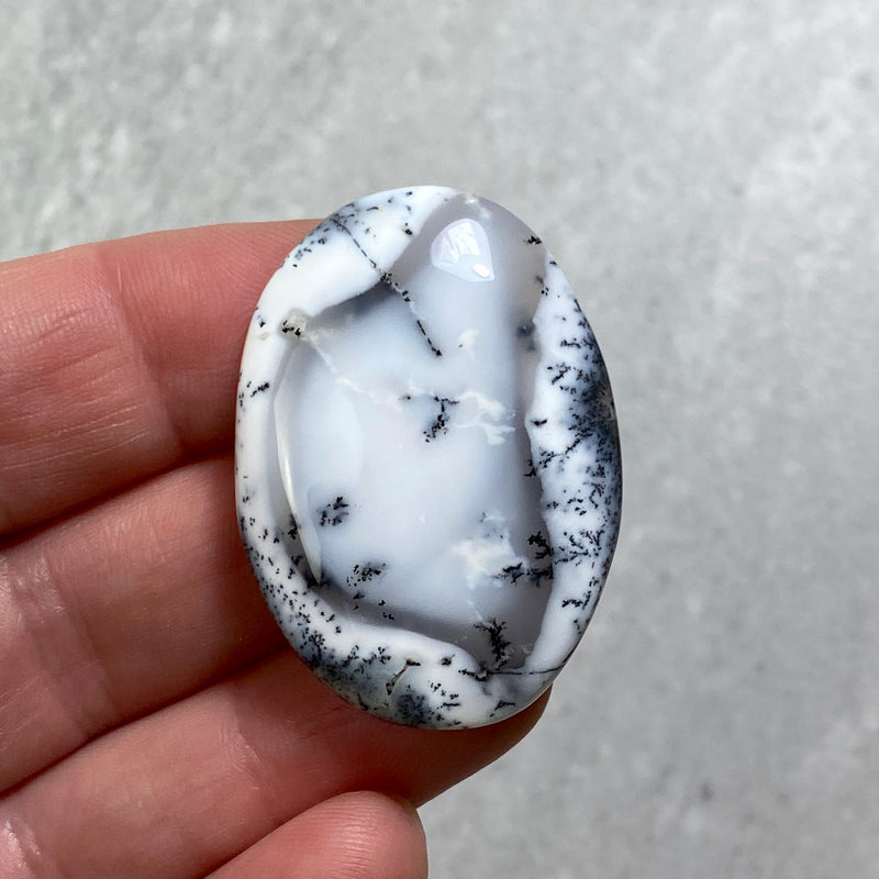 Dendritic Agate Cabochon - 34