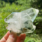 Faden Quartz with Chlorite Crystal Cluster