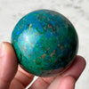 Chrysocolla Sphere - 13